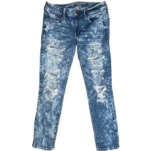 American Eagle Distressed Jeans Size 8